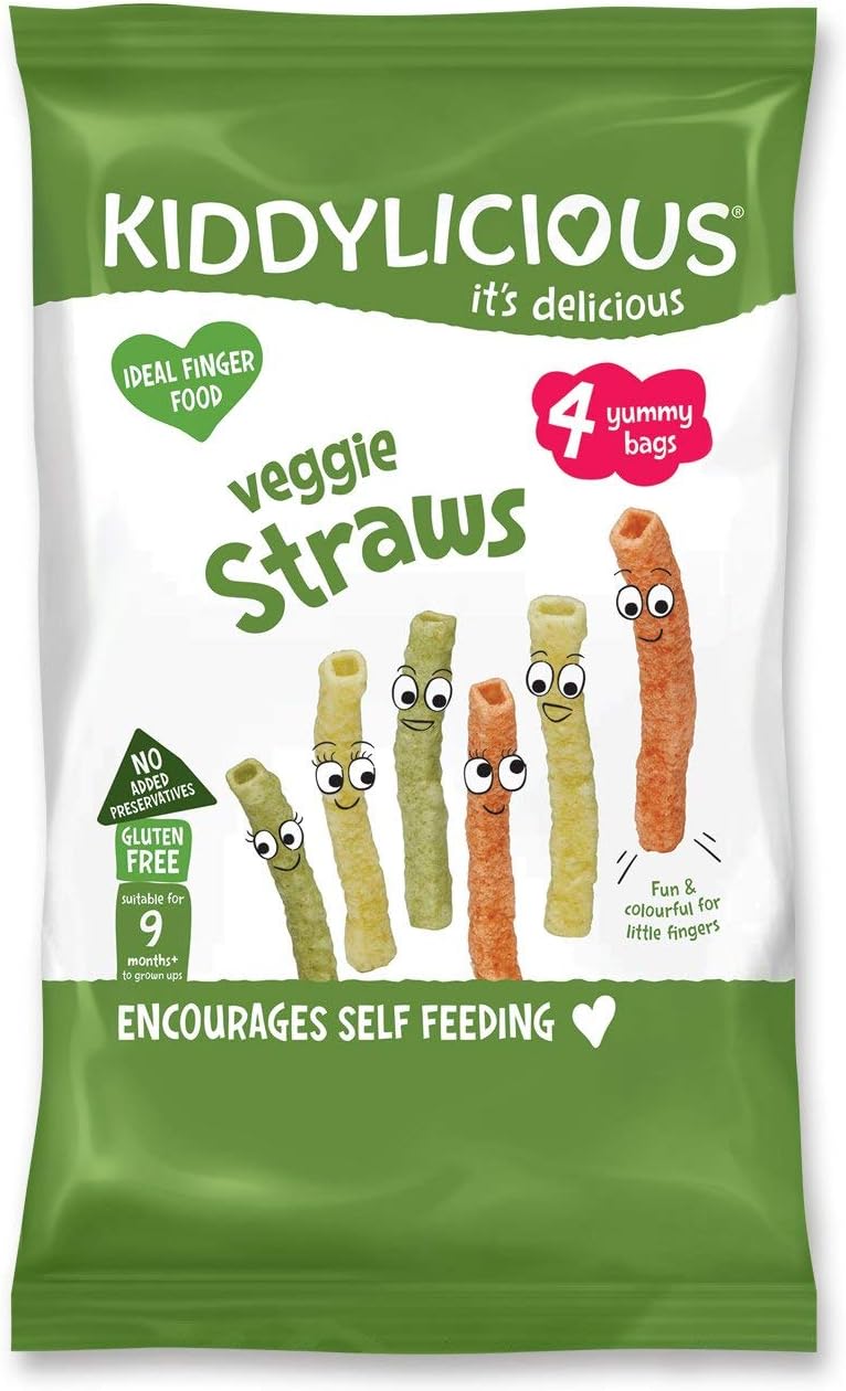 Kiddylicious Veggie Straws 4 x 12g