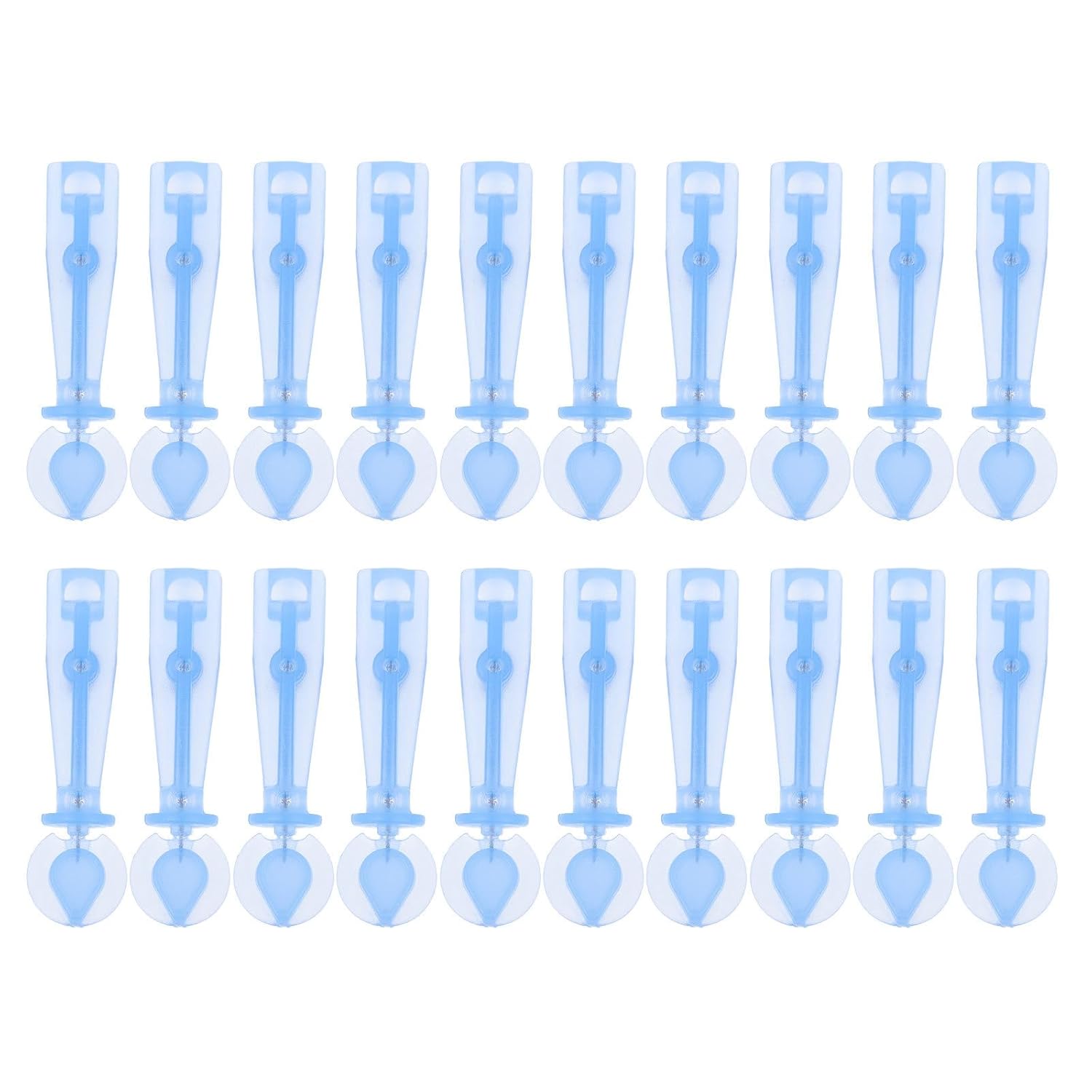 Lancets for Blood Testing, 200pcs Safety Lancets 30G Lancet Pen Tip Needle Bloodletting Pens Blood Sample Lancets for Blood Glucose Testing, Sky- blue