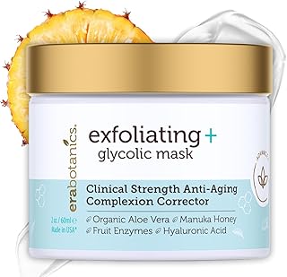Glycolic Acid Peel AHA BHA Exfoliant - 70% USP Grade Clinical Strength Age-Defying At Home Chemical Peel For Face - Salicylic & Lactic Acid Peel- Rejuvenating Aloe Vera, Manuka Honey & Hyaluronic Acid