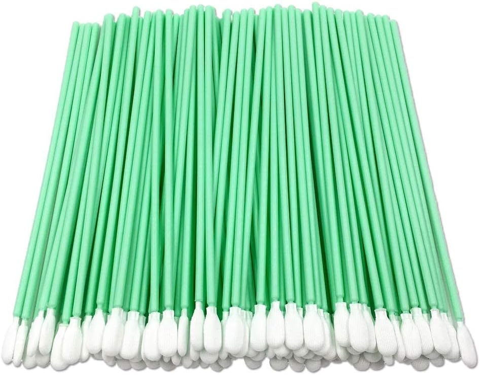 Foam Cleaning Swab Sticks,100 PCS Foam Tip Cleaning Swabs Electronics Cleaning Wipes & Swabs Cleaning Cotton Buds for Inkjet Printer Print Head Camera Optical Lens Optical Equipment