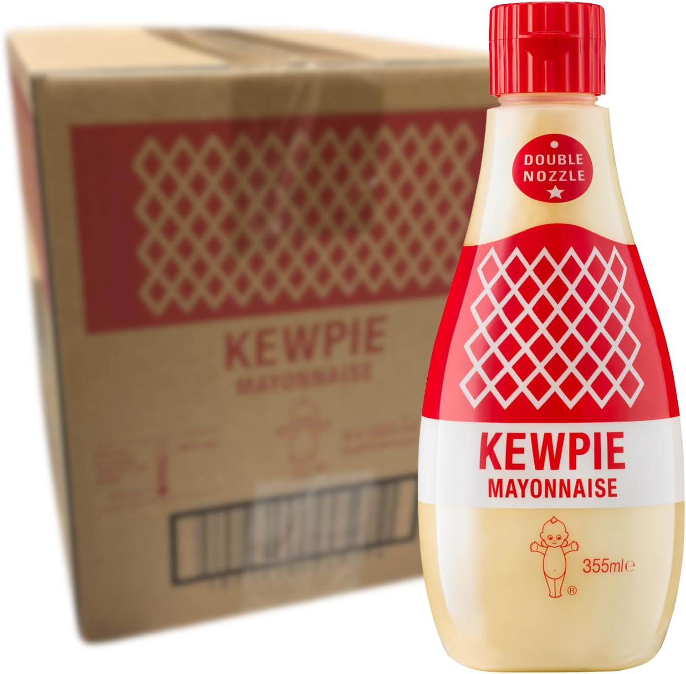 Kewpie Mayonnaise No MSG / Gluten Free - 6 X 355 ML - Multipack
