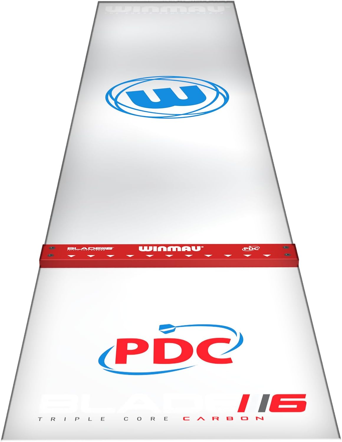WINMAU Clearzone PVC Darts Mat with Integrated Oche Line