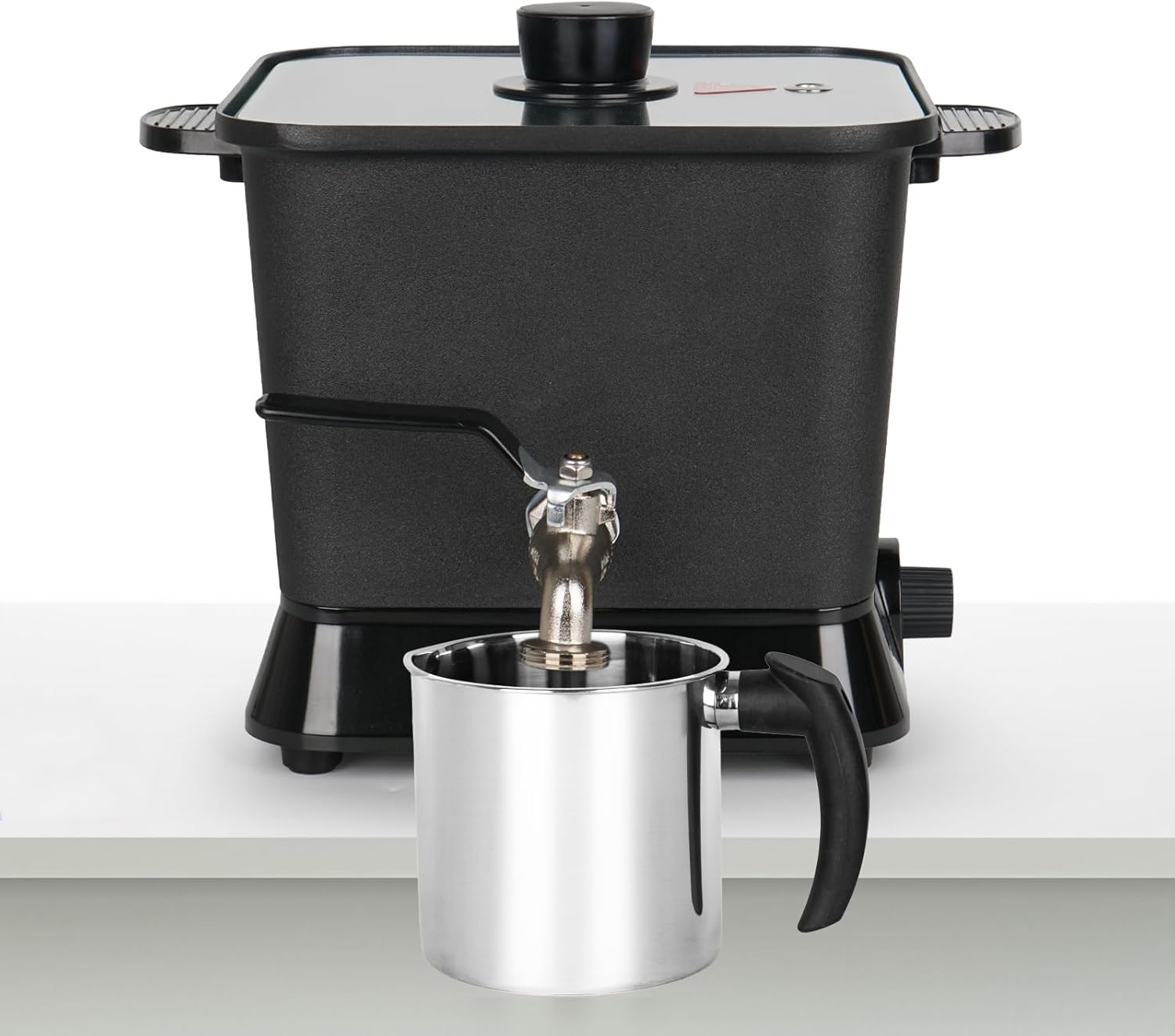 Byoowndiy Wax Melter for Candle Making, 150 oz Electric Candle Wax Melting Pot with Pour Spout and Temperature Controller
