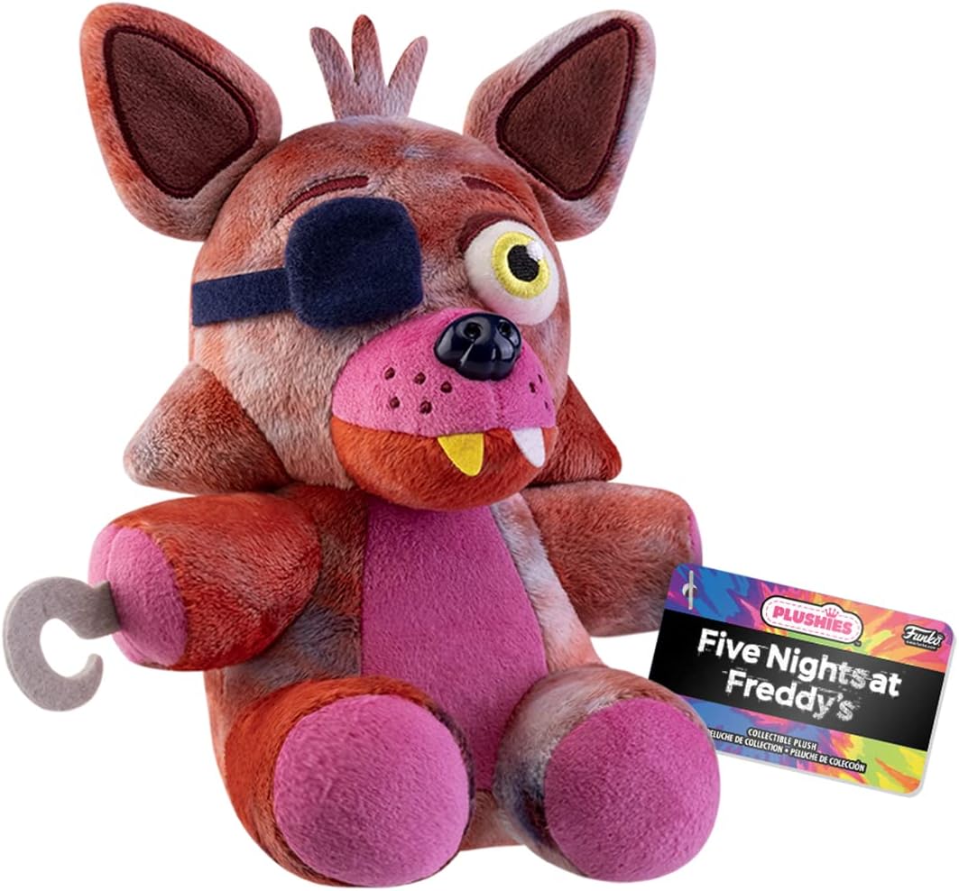 Funko Plush: Five Nights At Freddy's (FNAF) TieDye - Foxy - Collectable Soft Toy - Birthday Gift Idea - Official Merchandise - Stuffed and Girlfriends