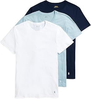 Polo Ralph Lauren Men's Classic Fit Crewneck Shirt (3 Pack)