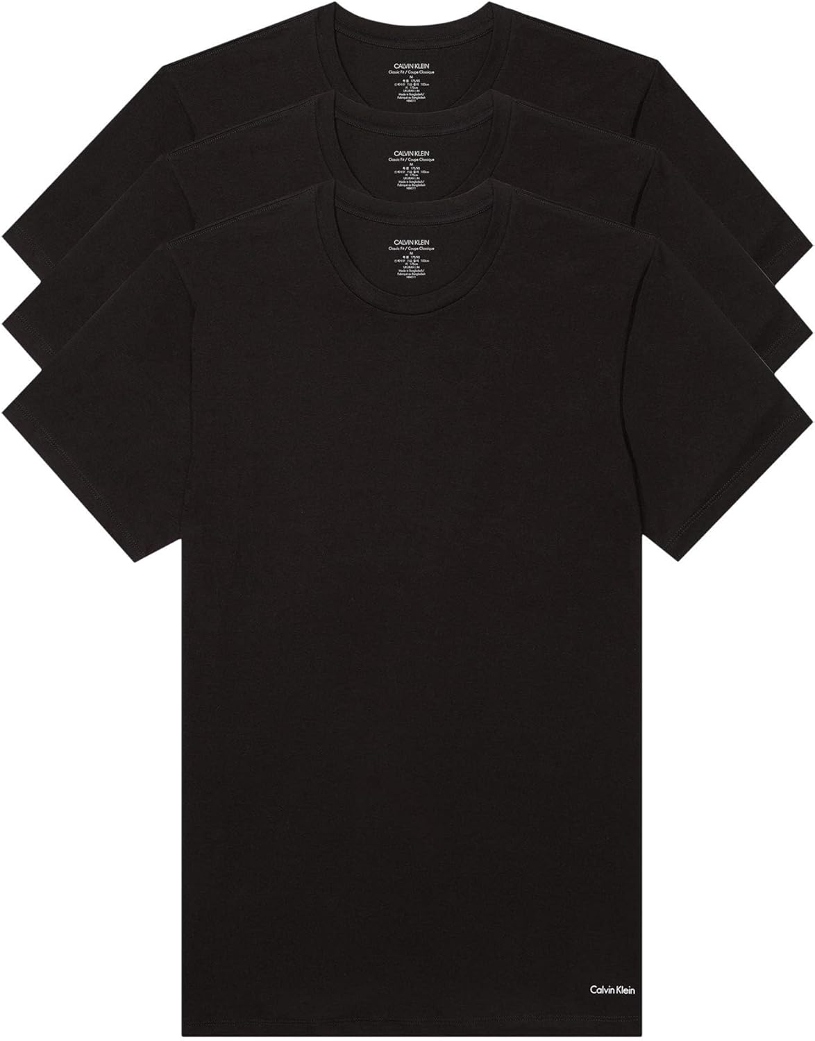 Calvin Klein Men's Cotton Classics 3-Pack Undershirts
