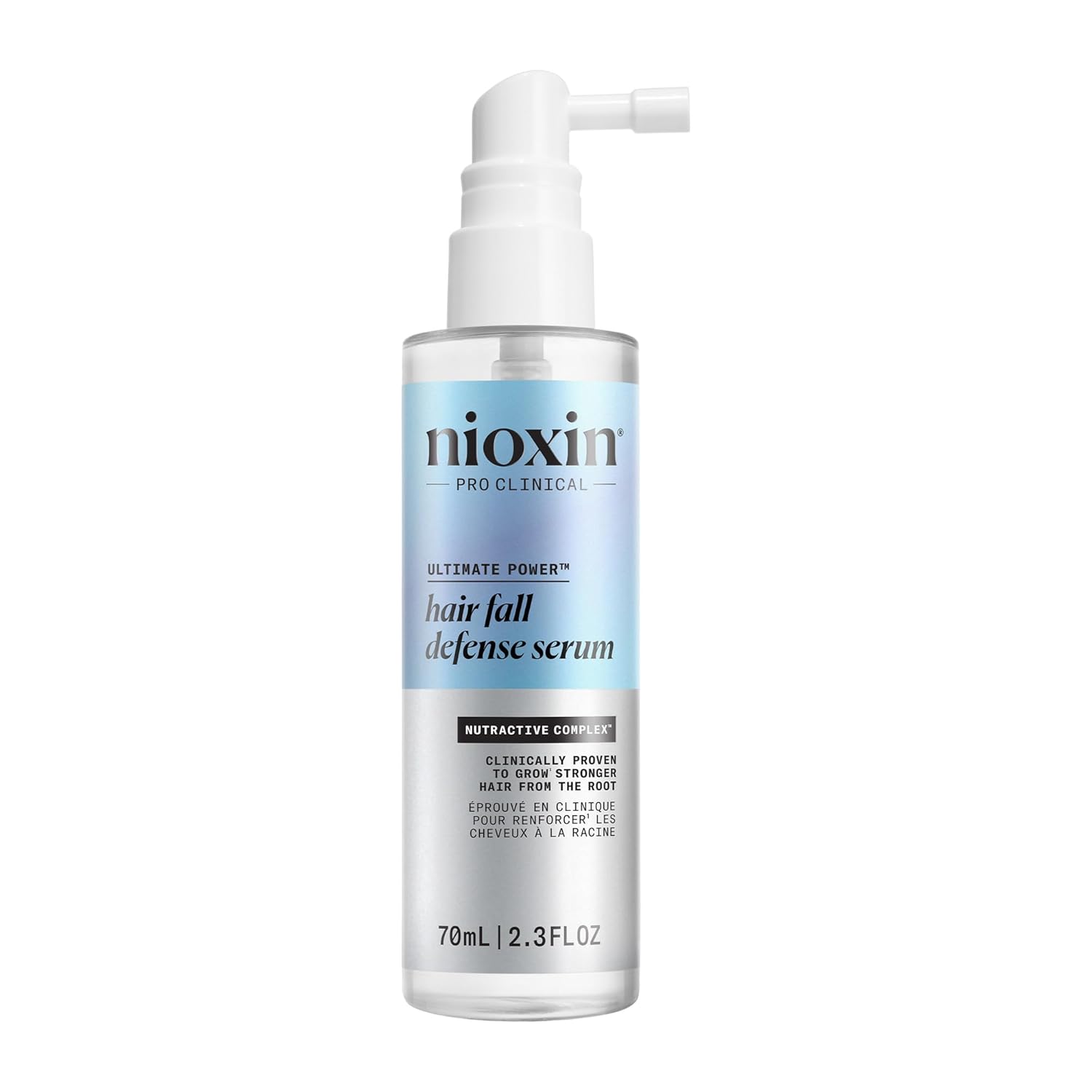 Nioxin Hair Fall Defense Intensive Daily Leave-In Hair Treatment | With Niacinamide, Caffeine, Lauric Acid, and Sandalore | For Thicker, Stronger Hair | 2.3 Fl Oz.