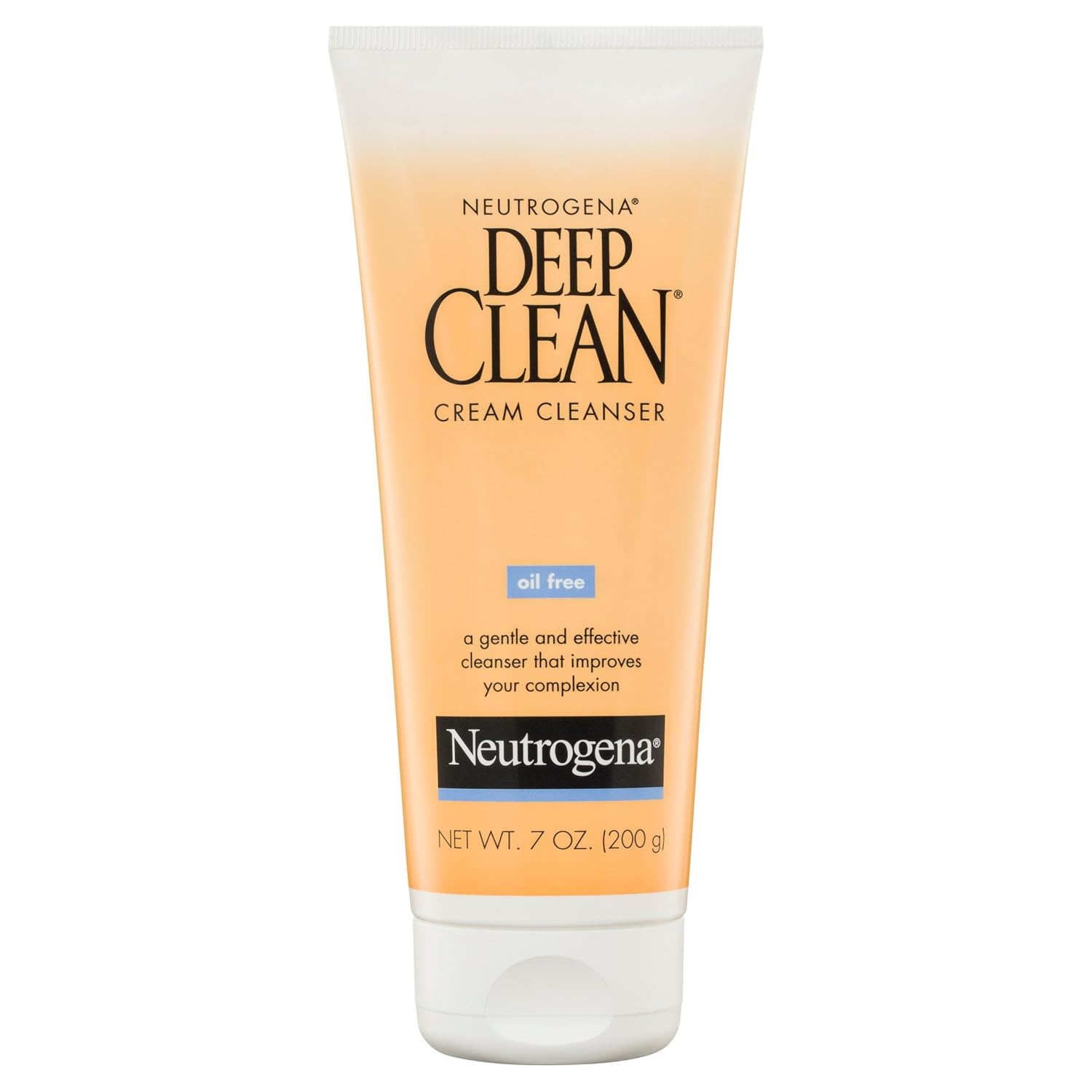 Neutrogena Deep Clean Daily Facial Cream Cleanser, 7 fl. oz (Pack of 1) | Beta Hydroxy Acid