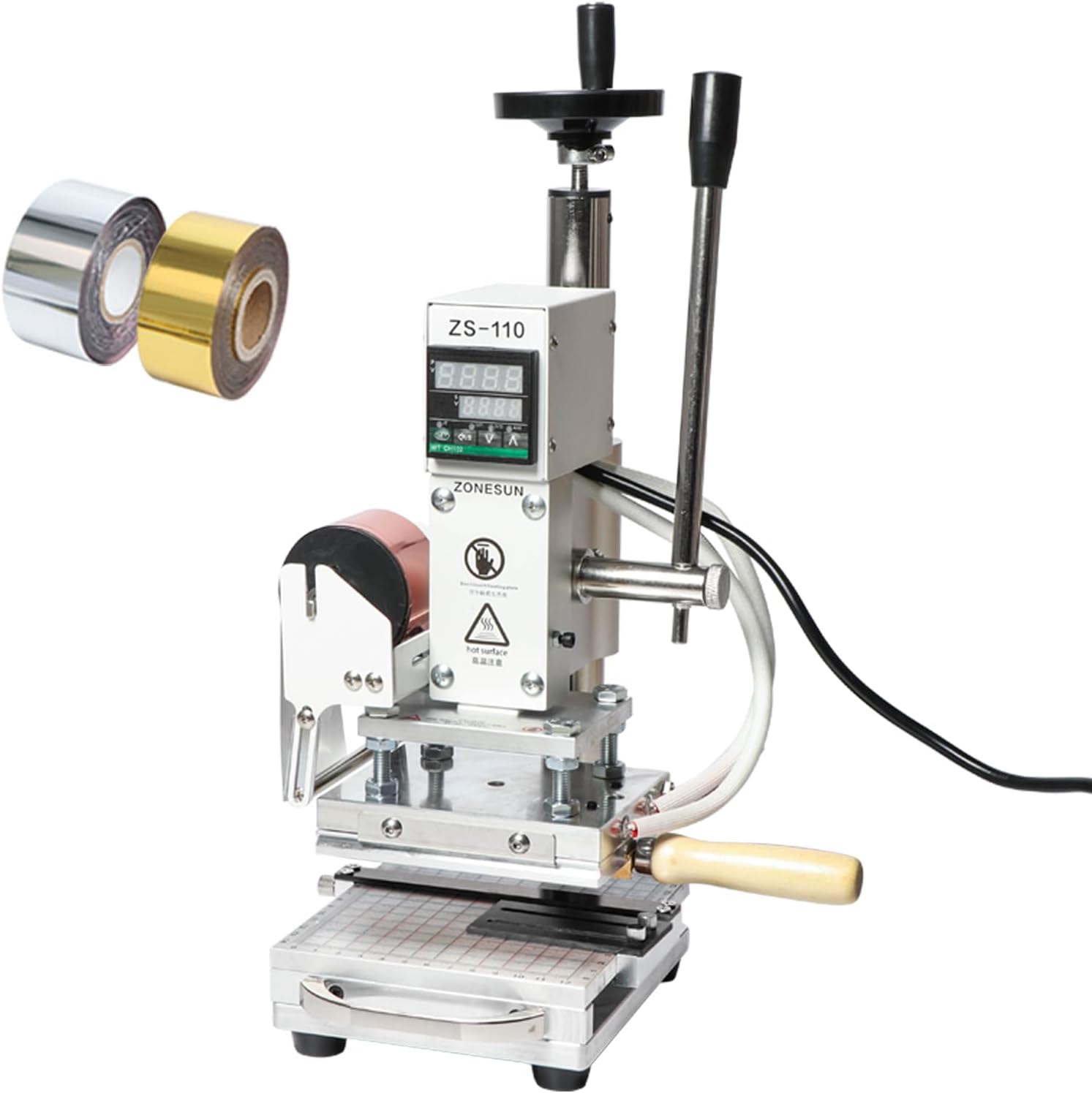 ZONEPACK Hot Foil Stamping Machine ZS-110 Upgrade Version 110V