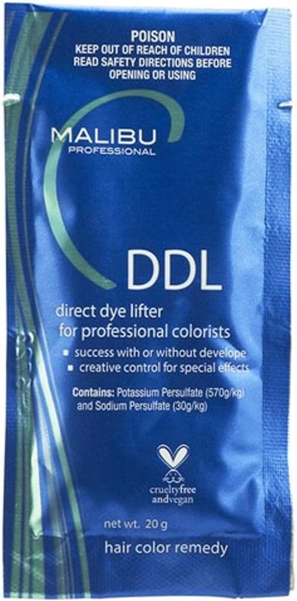 Malibu DDL C Direct Dye Lifter For Professional Colorist. - 1- 20g Packet