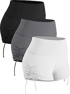 CADMUS Athletic Booty Shorts for Women 3 Pack High Waisted Workout Pro