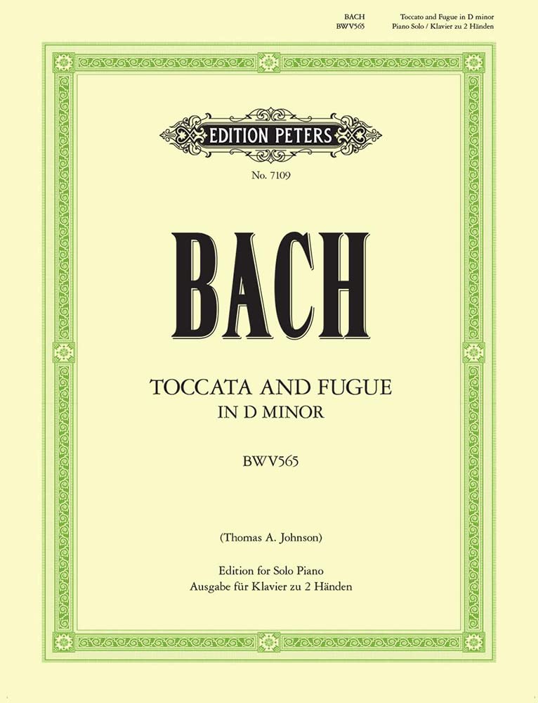 Toccata and Fugue in D minor BWV 565 (Arranged for Piano) (Sheet) (Edition Peters)