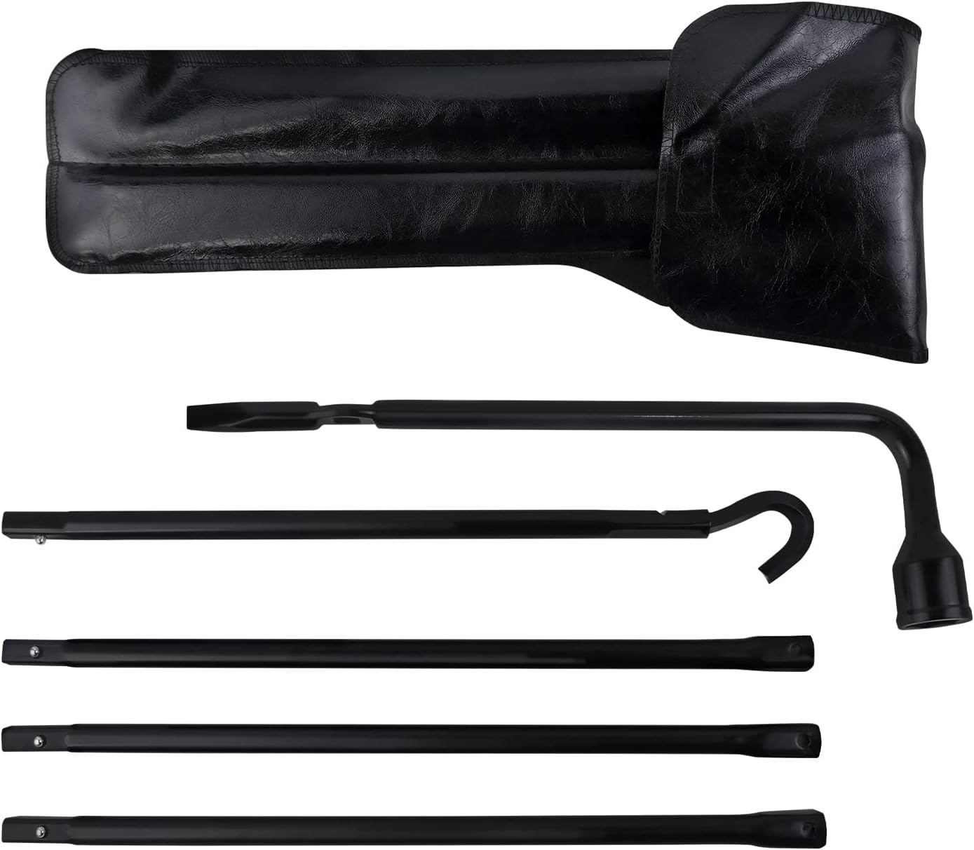 Spare Tire Tool Kit for Dodge Ram 1500 (2002 to 2015) Jack Wheel Replacement Lug Wrench Repair Tools Set with Carrying Pouch Bag
