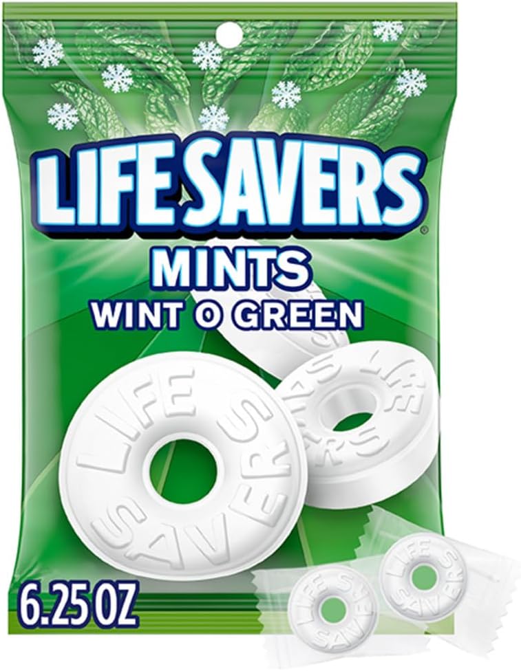 Life Savers Wint-O-Green Mints 177 g - Lot of 3
