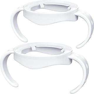 Baby Bottle Handles for Philips Avent Natural Baby Bottles, Compatible Avent Bottle Holder for Baby, 2 Count