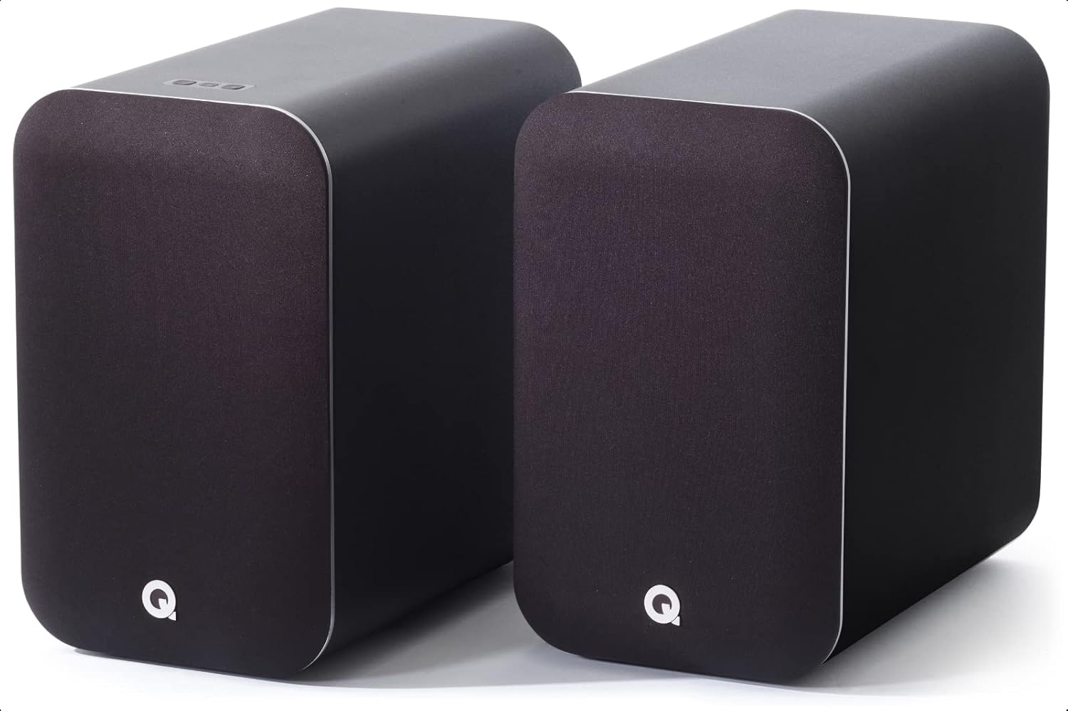 Q Acoustics M20 Bluetooth Speakers HD Wireless Speakers Music System Black - Tweeter 0.9", Mid Bass/Driver 4.9", Freq. Response 55Hz–22kHz, Crossover Freq. 2.4kHz - Powered
