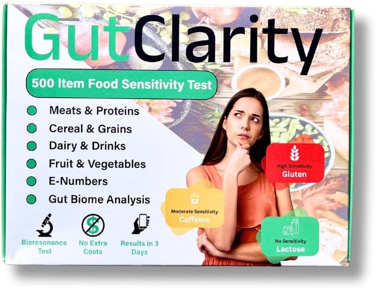 Food Sensitivity Test | Accurate for All Ages | Simple to Use | 500 Items Tested | at Home Test Kit for Adults & Kids | Hair Analysis Technology | Results in 3 Days | U.S Based Testing