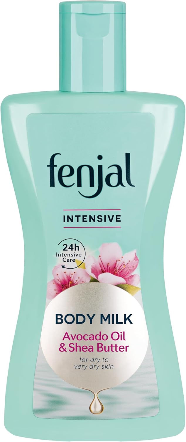 Fenjal Intensive Body Milk, Silky Soft Skin, Rejuvenating Body and Mind, Bergamot & Vanilla, 200 ml