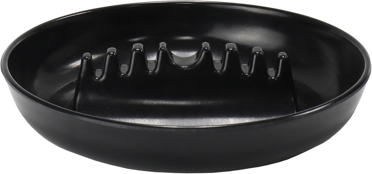 Chef Craft Classic Ash Tray, 7 inches in Diameter, Black