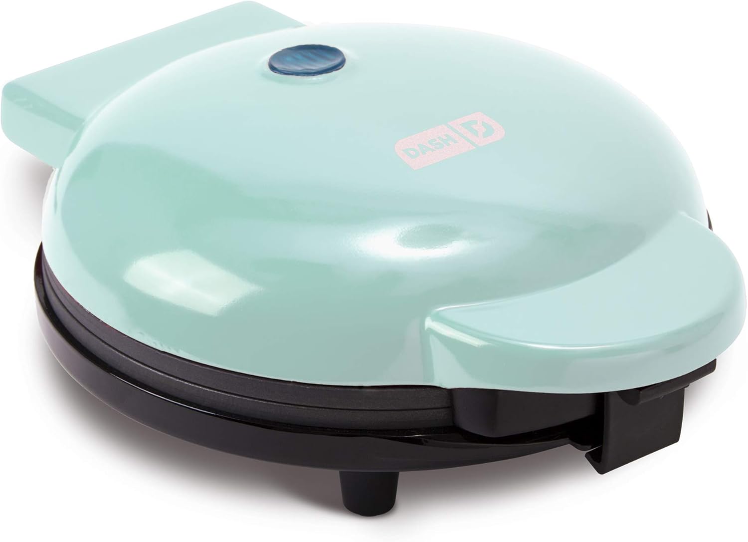 DASH 8” Express Electric Round Griddle for for Pancakes, Cookies, Burgers, Quesadillas, Eggs & other on the go Breakfast, Lunch & Snacks - Aqua