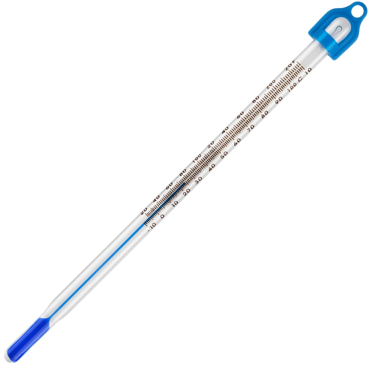 Glass Thermometer -10 to +110 155mm Liquids & Water Temperature Thermometer