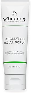 Vibriance Ultra-Gentle Face Scrub, 4 Fl Oz - Exfoliating Face Wash - Unclogs Pores and Renews Skin - Sulfate & Paraben-Free Facial Scrub, Made with Natural Ingredients - For All Skin Types