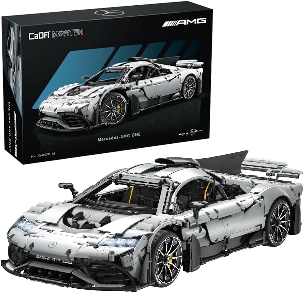 CaDA Mercedes-AMG Project ONE Racing Car - 3295 Pieces - Self-Build Brick Building Block Model C61503W