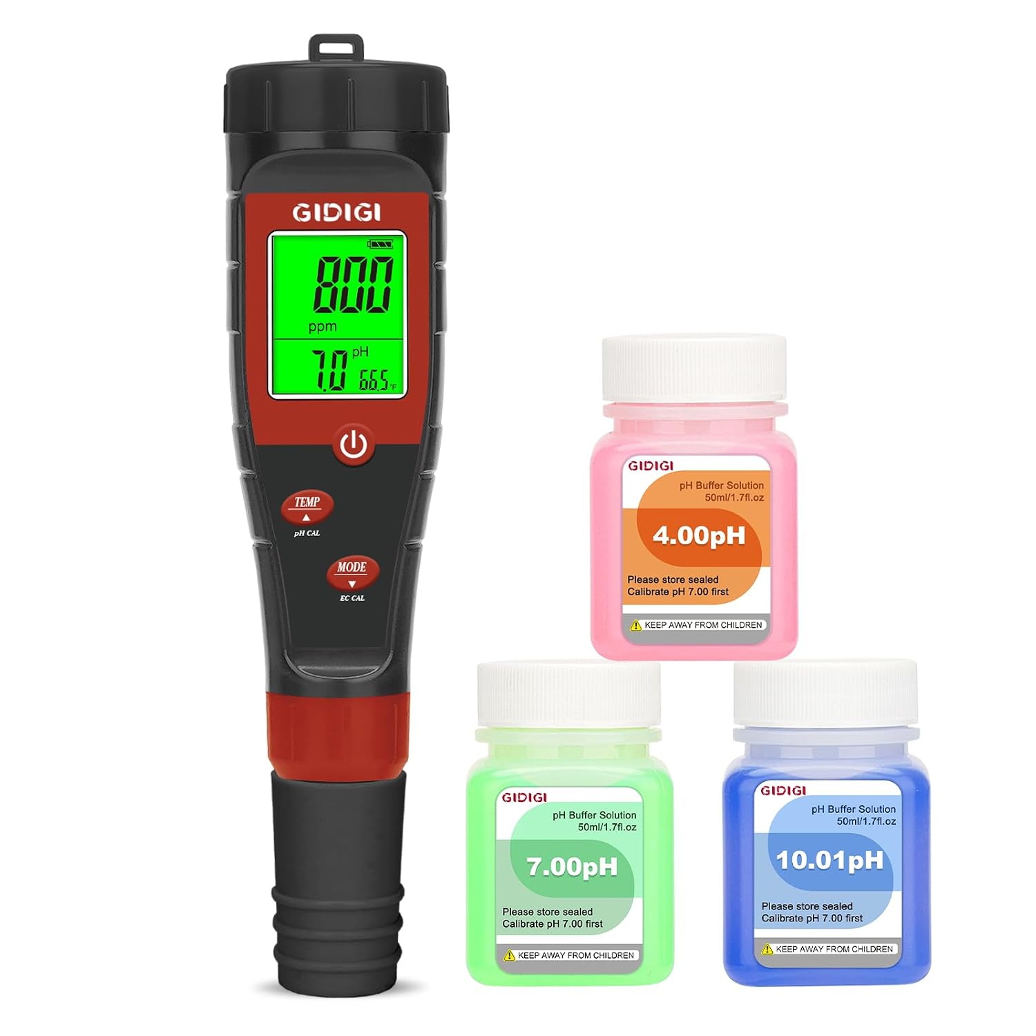 Digital pH Tester for Water, pH Meter for Hydroponic Water