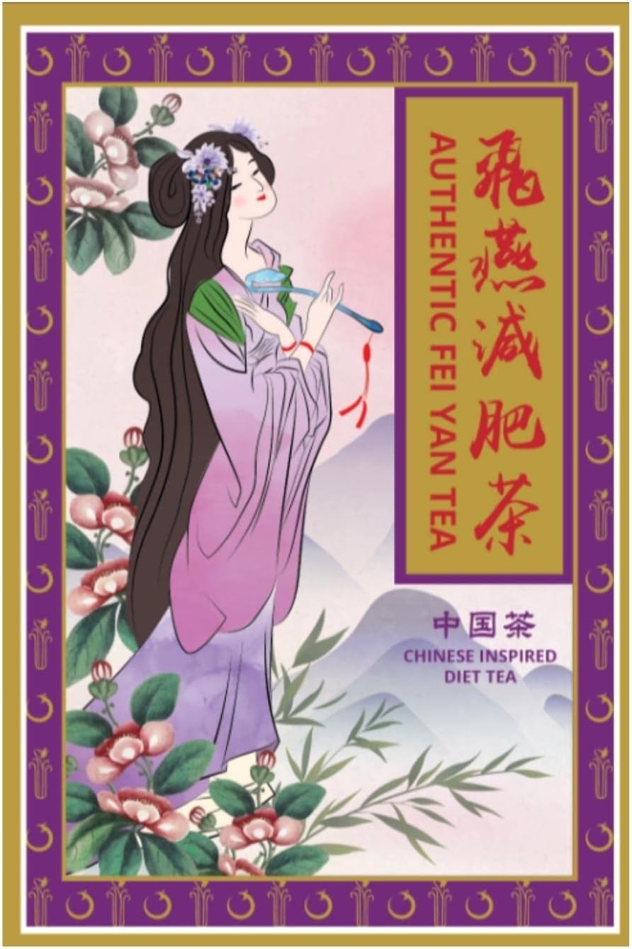 Fei Yan Diet Tea | Authentic FeiYan | Detox & Slimming Herbal Tea | Boost Metabolism & Reduce Bloating | Weight Management Cleanse | 40 Tea Bags