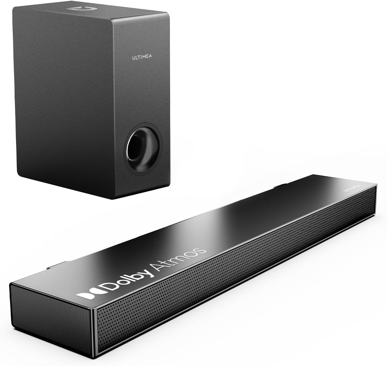 ULTIMEA Sound Bar for TV With Dolby Atmos, 3D Surround Sound System, Bluetooth, Deep Bass, Slim Design, 190W Home Theater Speaker, Nova S50