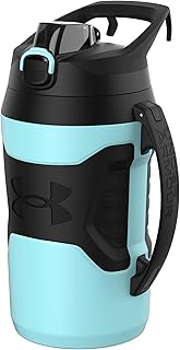 Under Armour Half Gallon Water Bottle Insulated, 64oz Insulated Water Bottle with Handle, Sports Water Jug, Fence Hook, Leak Resistant, for Baseball, Football & More