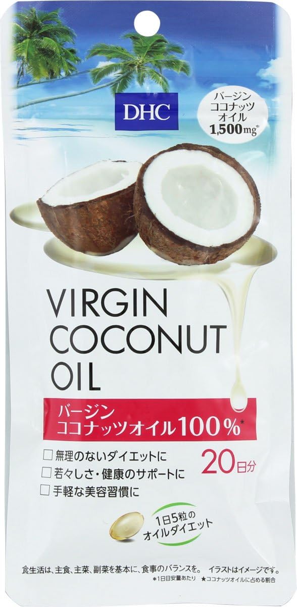 Japan Health and Beauty - DHC 20 ? virgin coconut oil 100 capsules *AF27*