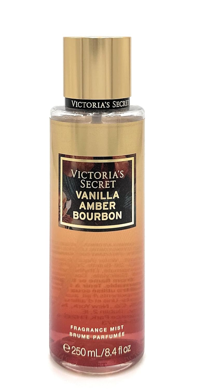 Victoria's Secret Fragrance Body Mist 8.4 Fl Oz (Vanilla Amber Bourbon)
