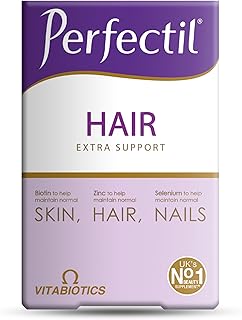 Perfectil Vitabiotics Multivitamin | Hair Growth and Thickening Formula | Supports Thicker, Healthy Hair | Vitamin D, E, Collagen, Biotin, and More