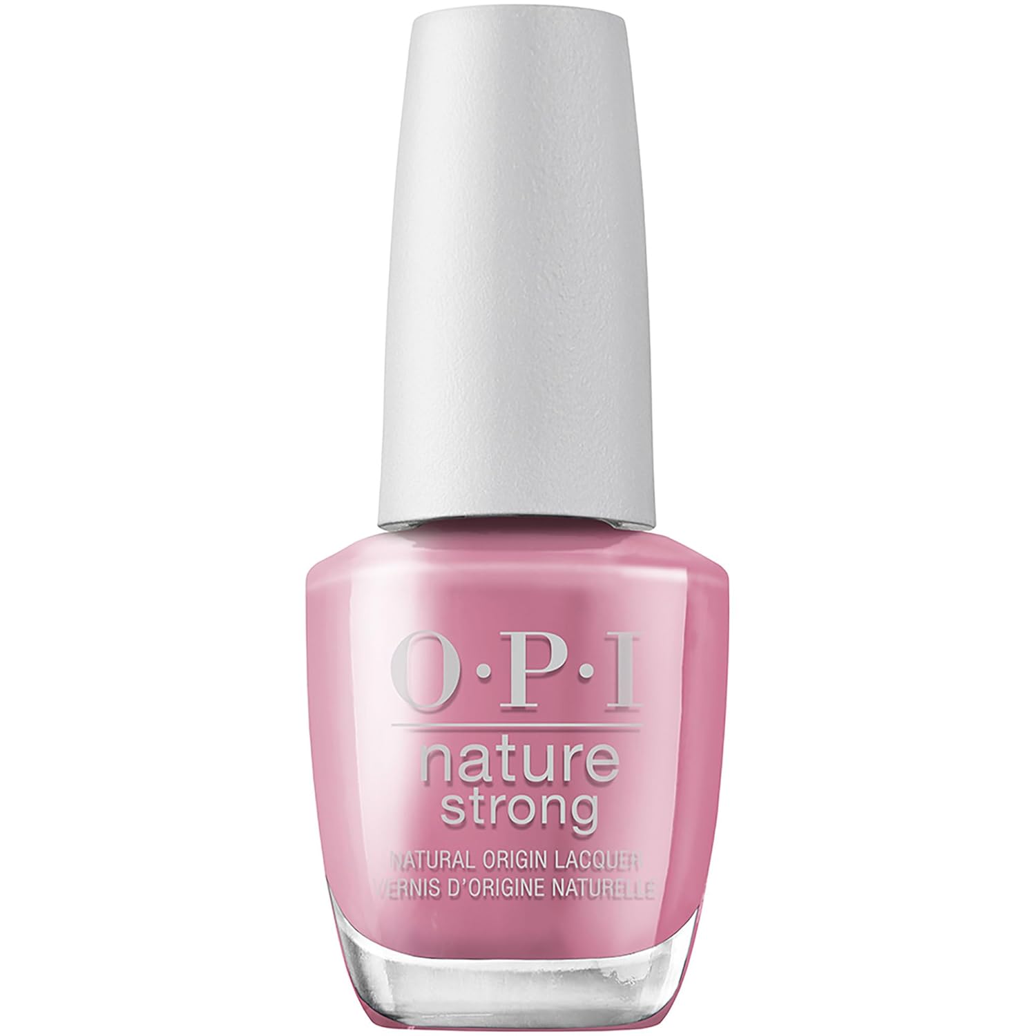OPI Nature Strong Natural Origin Nail Polish | Sheer Light Pink Nude Neutral Crème Eco-Friendly Nail Polish | Plant Based, Vegan, Cruelty Free