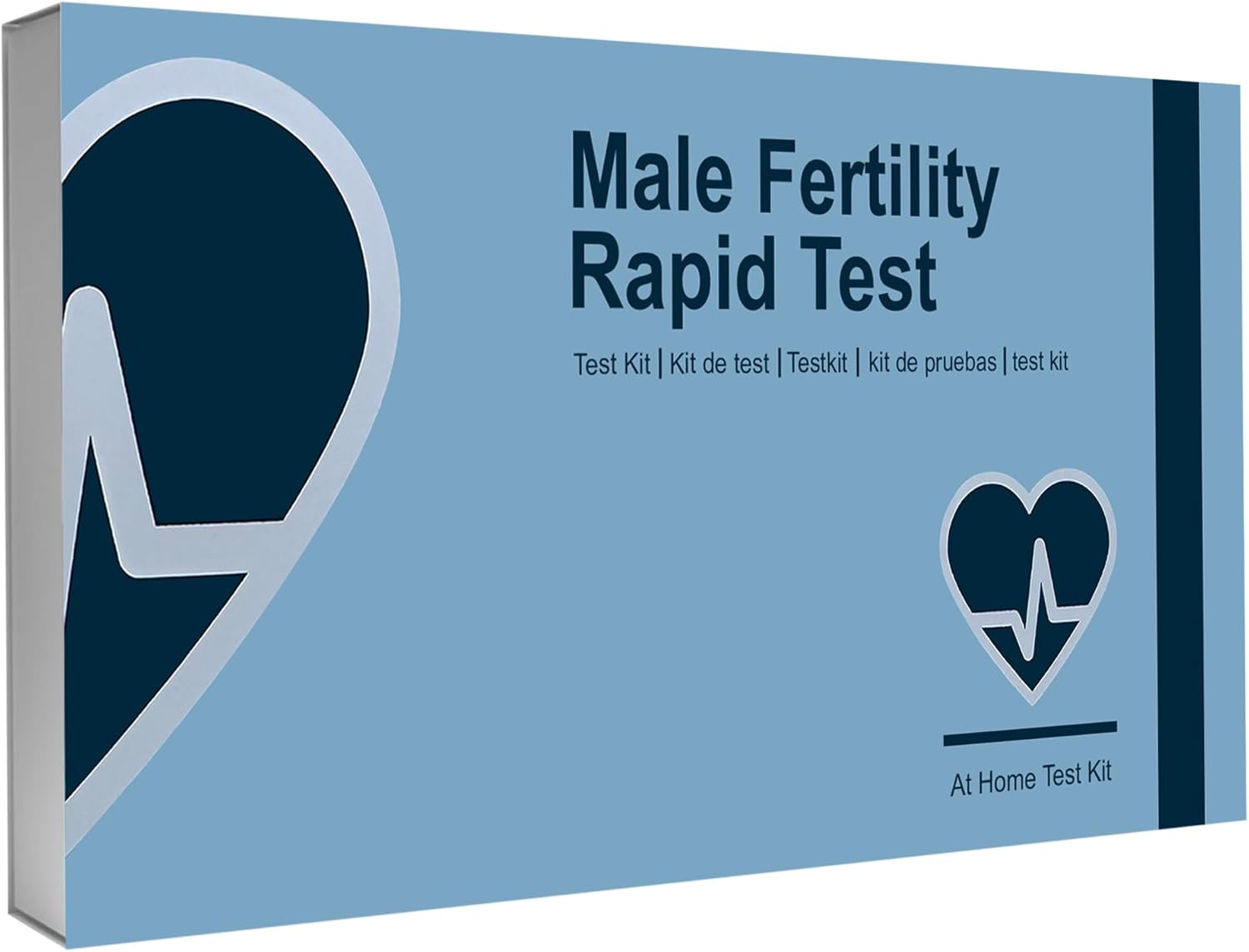 Male Fertility Test Sperm Check Test to Indicate Low to Normal Sperm Count Fertility Monitor Test for Men with Sperm Collection Cup (Pack of 1)