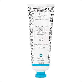 Drunk Elephant Umbra Sheer Daily Defense - Broad Spectrum SPF 30 Sunscreen with Marula Oil (90 mL / 3 Fl Oz)