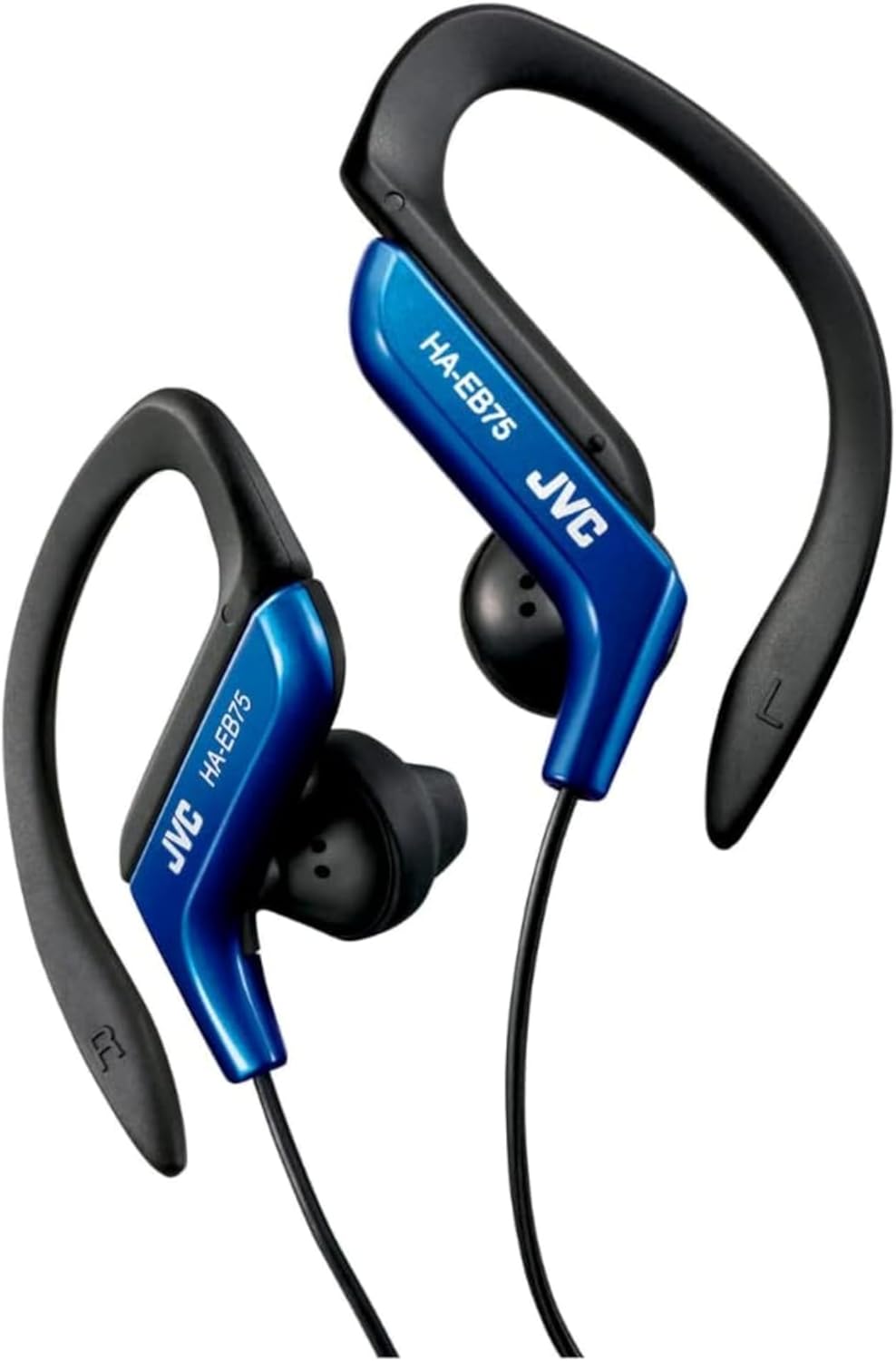 JVC, HA-EB75-AN-U Adjustable Sport Clip Earphones (Blue)