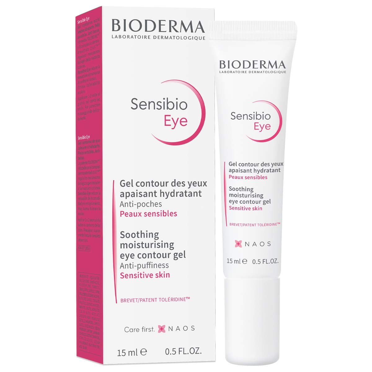 Bioderma Sensibio Eye, Moisturizing Eye Cream for Puffy Eyes and Fine Lines, Skin Soothing for Sensitive Skin