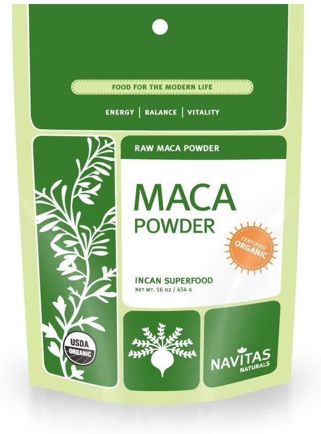 Navitas Naturals Raw Maca Powder 16 Oz (3-Pack)