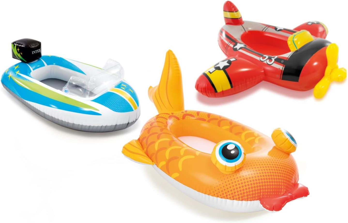 Intex Pool Cruiser - Aufblasbare Babysitz/Schwimmboot, Modell Sortiert