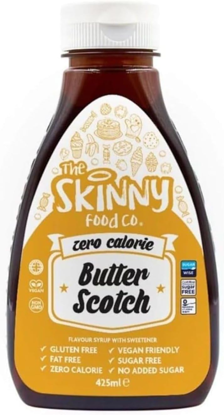 The Skinny Food Co Zero Calorie Butterscotch Syrup, 400 g SFC1062/100/101