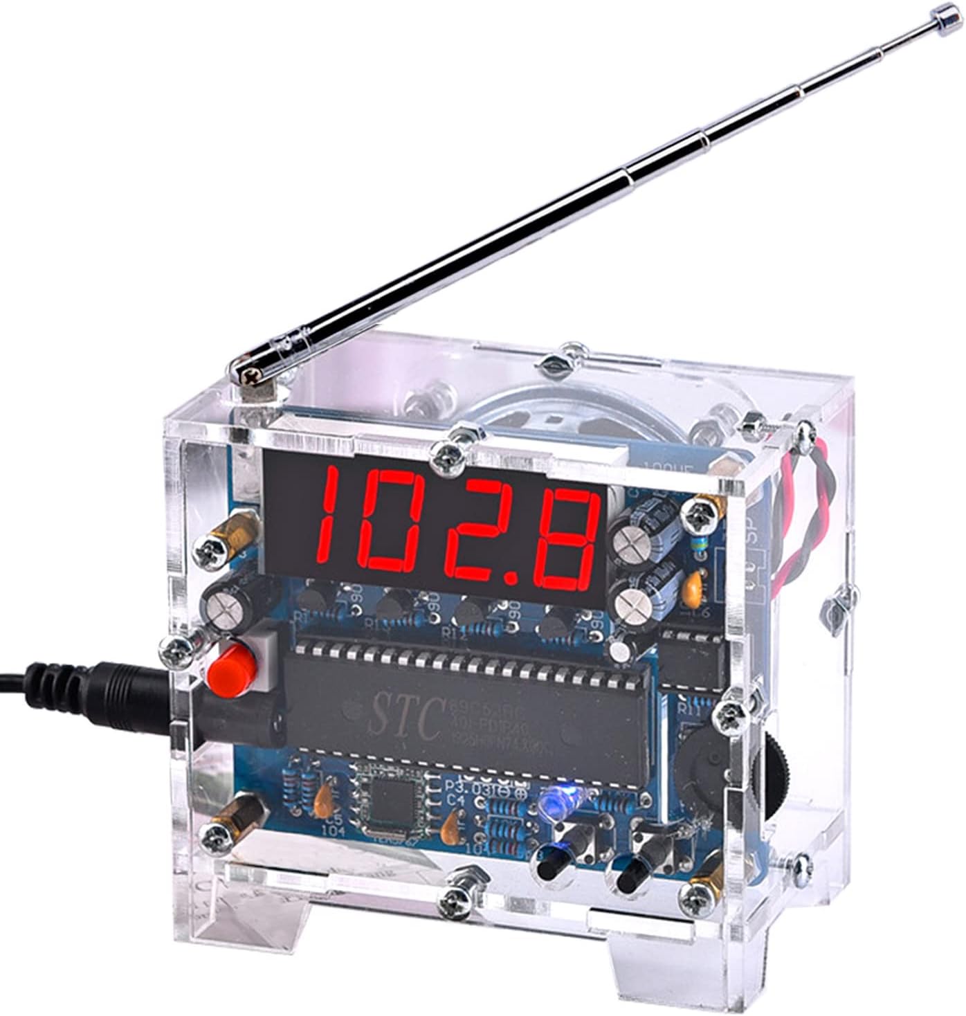 FM Radio Kit Soldering Practice Kit Digital Radio DIY Kit Electronic Kits Soldering Project Kit ISolderStore