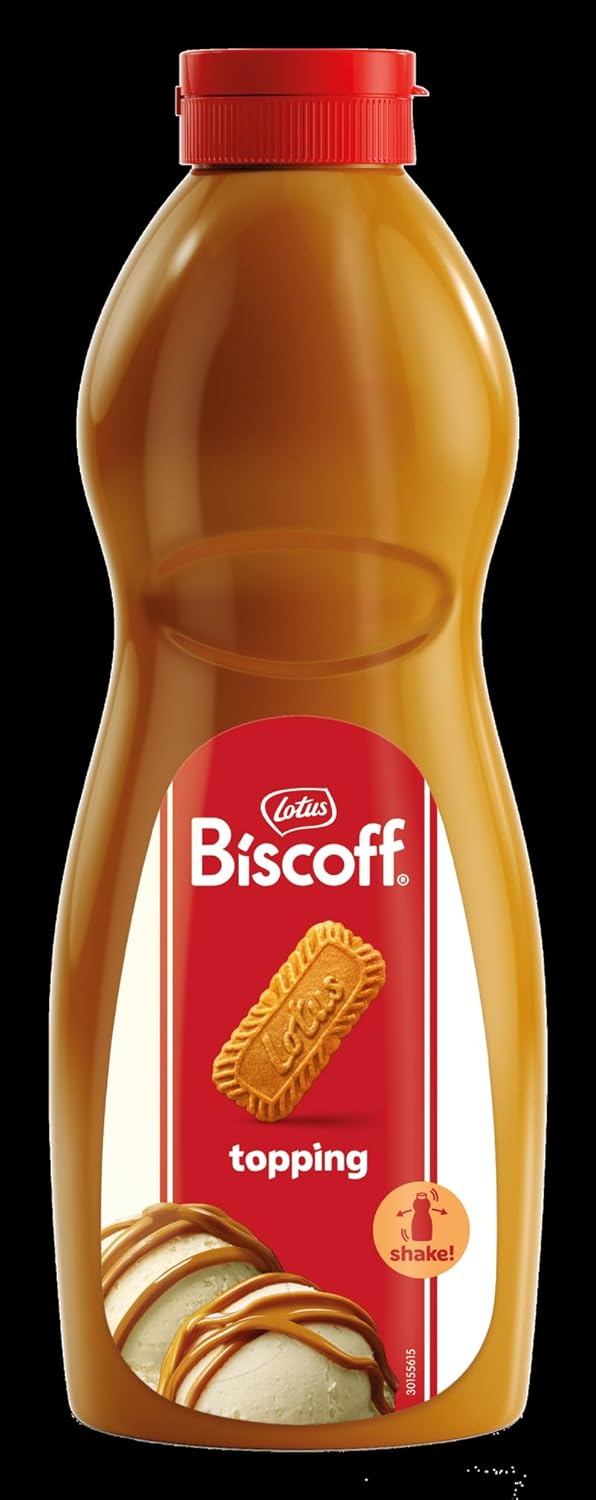 MyAfricaStore Lotus Biscoff Topping Sauce 1x1kg . Packed 8 Units to a case. Unit Weight: 1.00 Kilos.