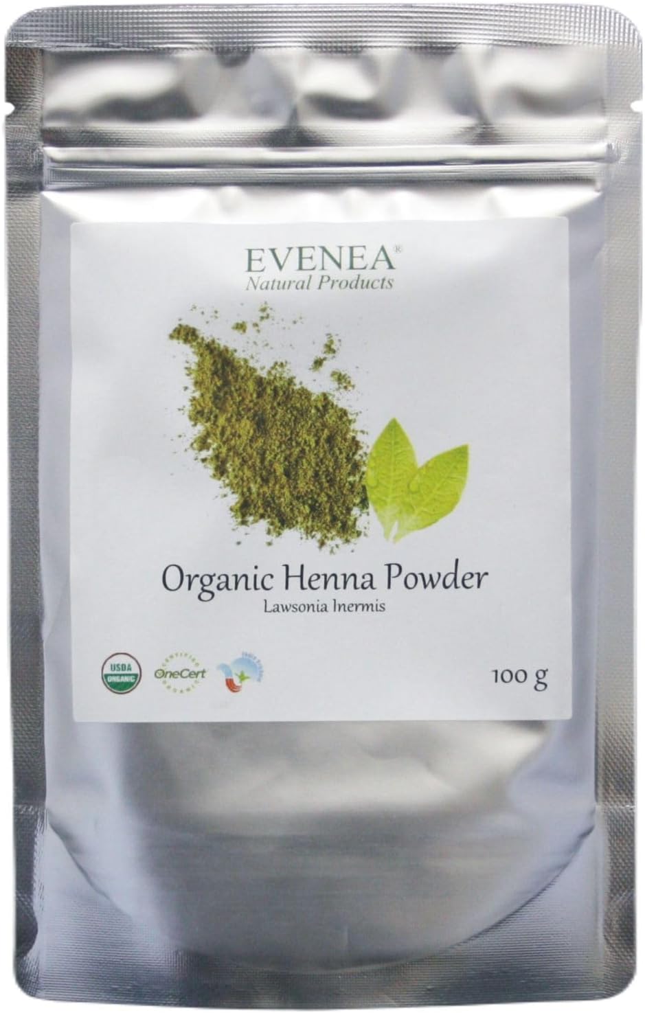 Organic Rajasthani Henna Powder Triple-Sifted Body Art Quality (100g)