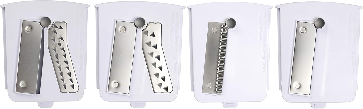 Pack of 4 Premium Blades for Brieftons 5-Blade (BR-5B-02), 7-Blade, and 10-Blade Spiralizer