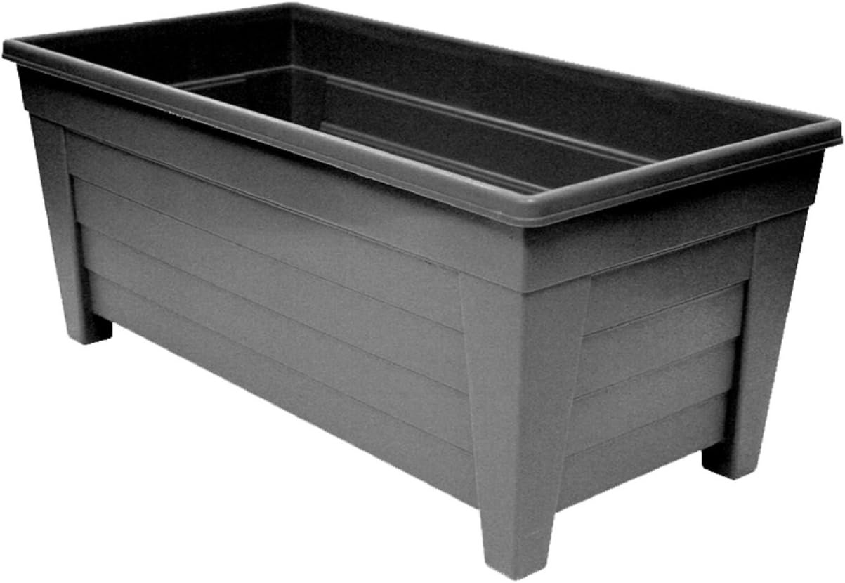 2 Black Gros Trough 55cm