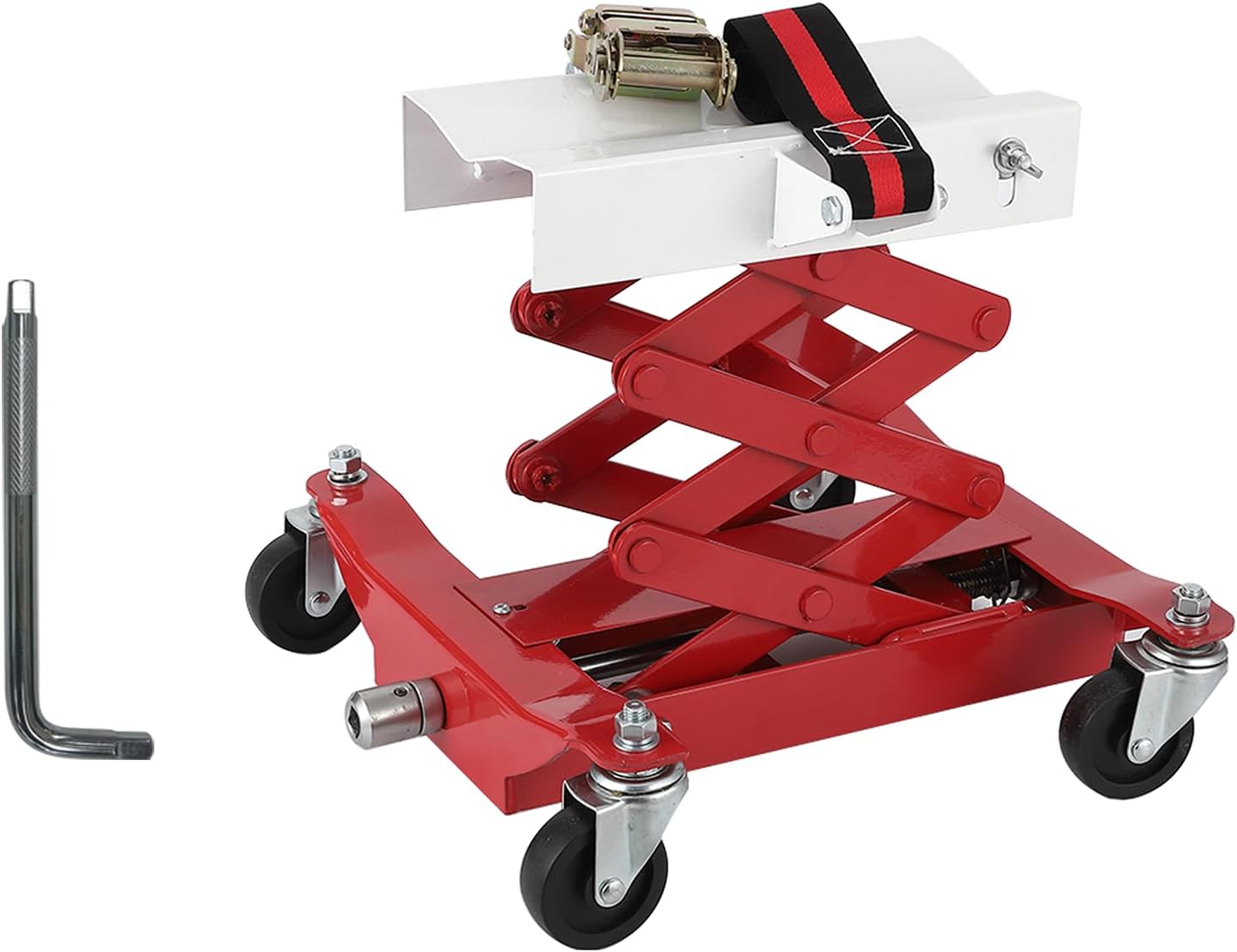 GarveeTech 450 Lbs Auto Repair Lifting Jack - Heavy-Duty Transmission Jack for Easy Vehicle Maintenance and Transmission Replacement