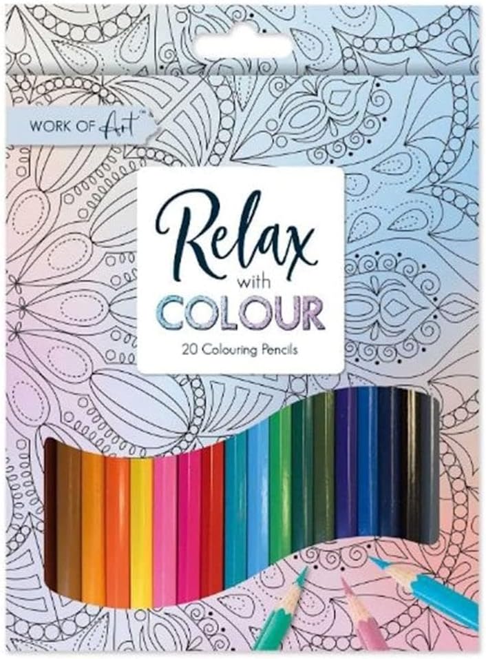 Work of Art Colouring Pencil, 20 Count (Pack of 1)