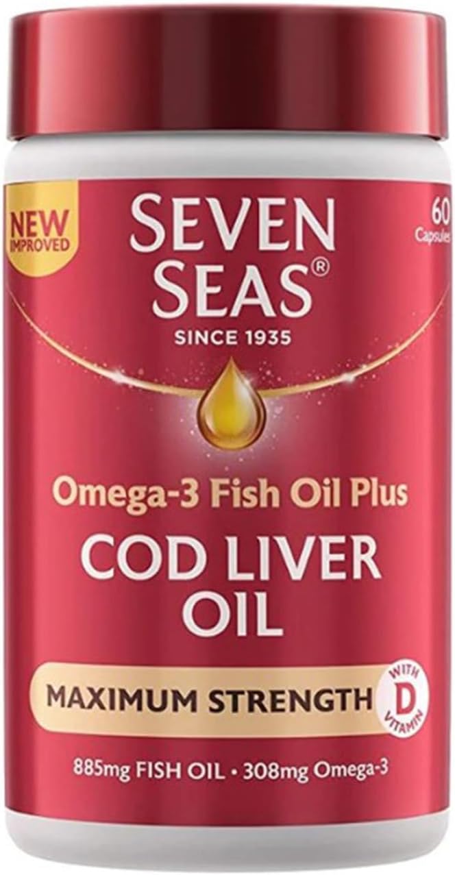 Seven Seas Cod Liver Oil Maximum Strength 60s